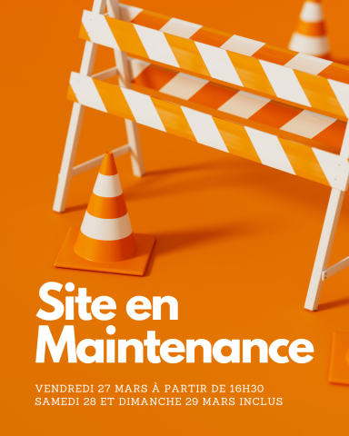 Site internet en maintenance